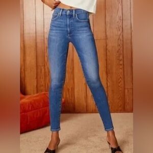 Aritzia | Denim Forum | Lola High Rise Skinny Crop Jeans | Size 25
